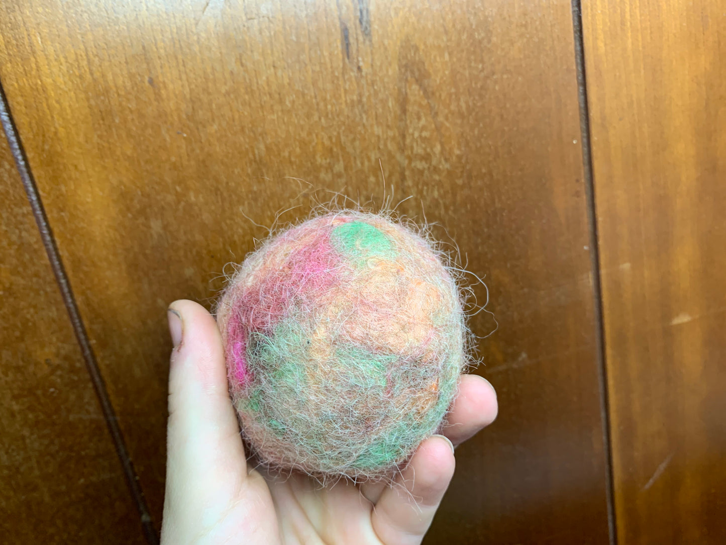 Felted Alpaca Fiber Dryer Balls Set of 3