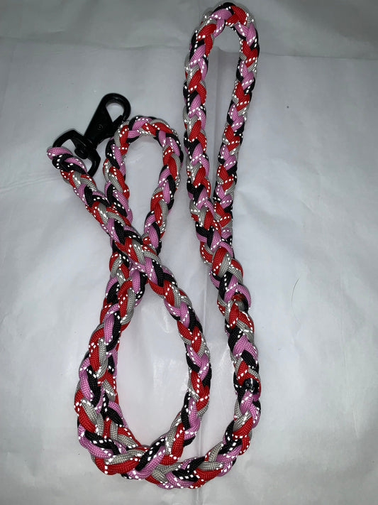 4ft Large (heavy duty, 8 strand braid) Paracord braided leash